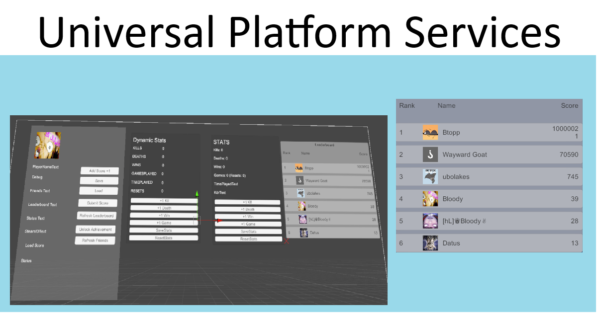 Universal Platform Services | Integration | Unity Asset Store