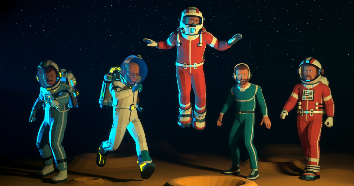 Unity Module Astronauts Astronaut modular low-poly stylized | Characters | Unity Asset Store