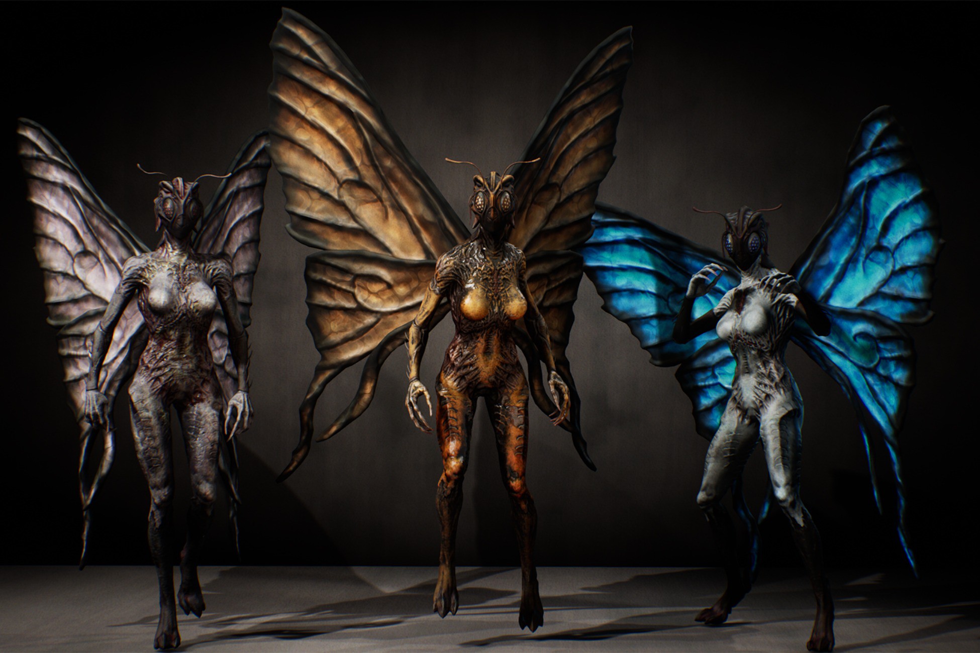 butterfly woman