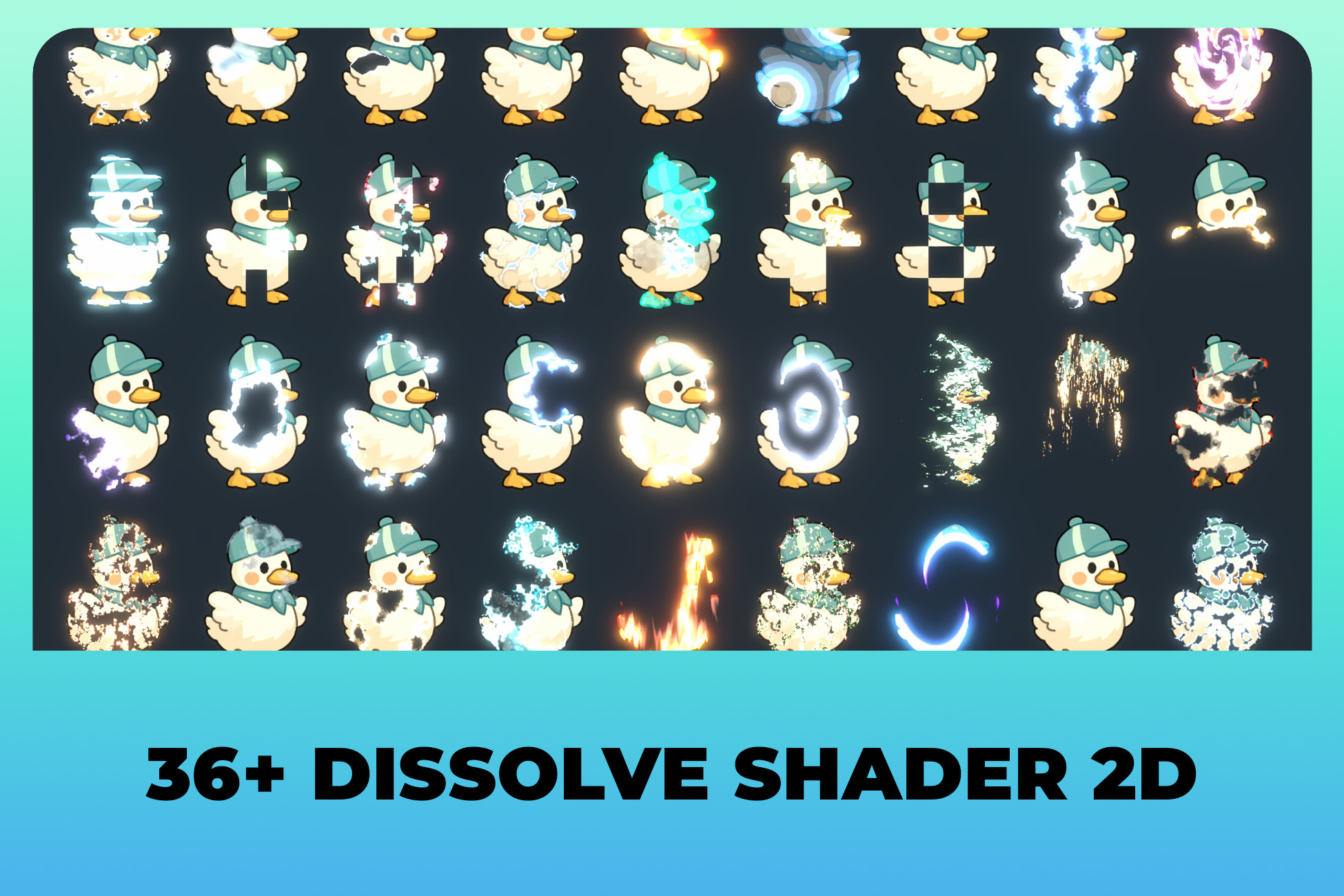 Advanced Dissolve Shader 2D - Shader by Roam Moon