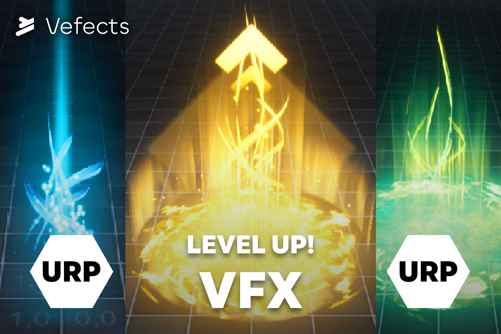 Unity Vvfx Level Up VFX - URP | VFX | Unity Asset Store