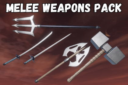 Melee Weapons 30 Pack