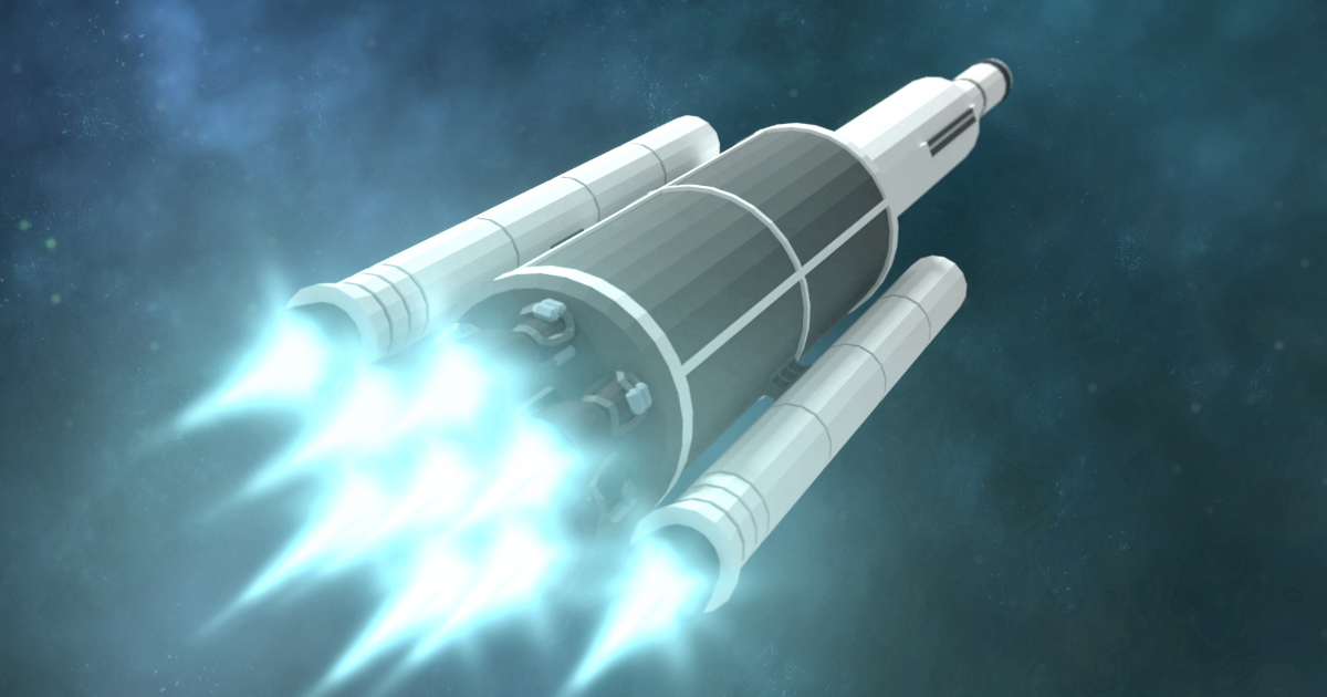Space Polygons: Modular Rocket Parts | 3D Space | Unity Asset Store
