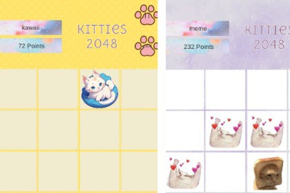 Reskinnable 2048 Multi Screen Template