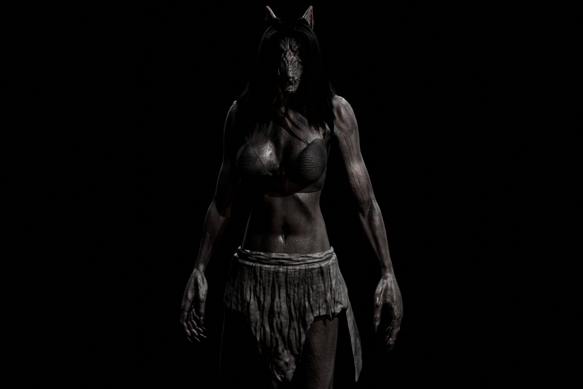 Female Werewolf - Realistic Horror Creature