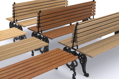 Wood Bench Seat Pack 1