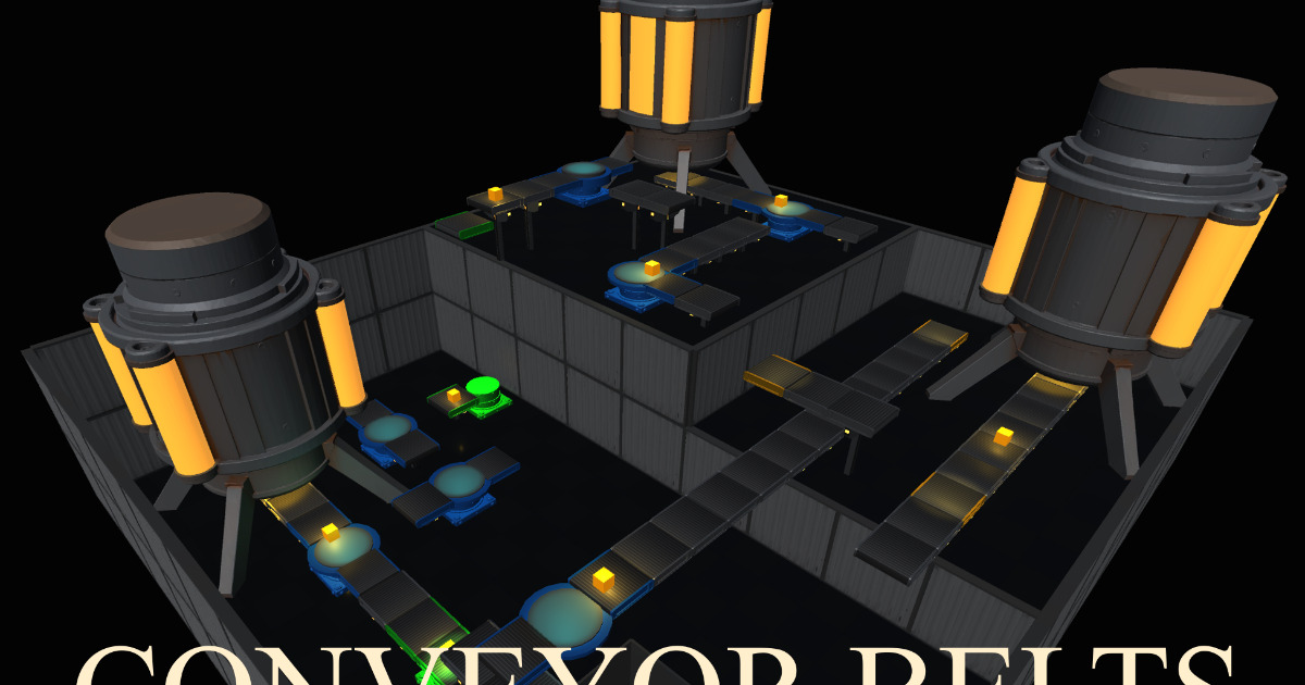 Unity Conveyor Example Conveyor Belts | 3D Industrial | Unity Asset Store