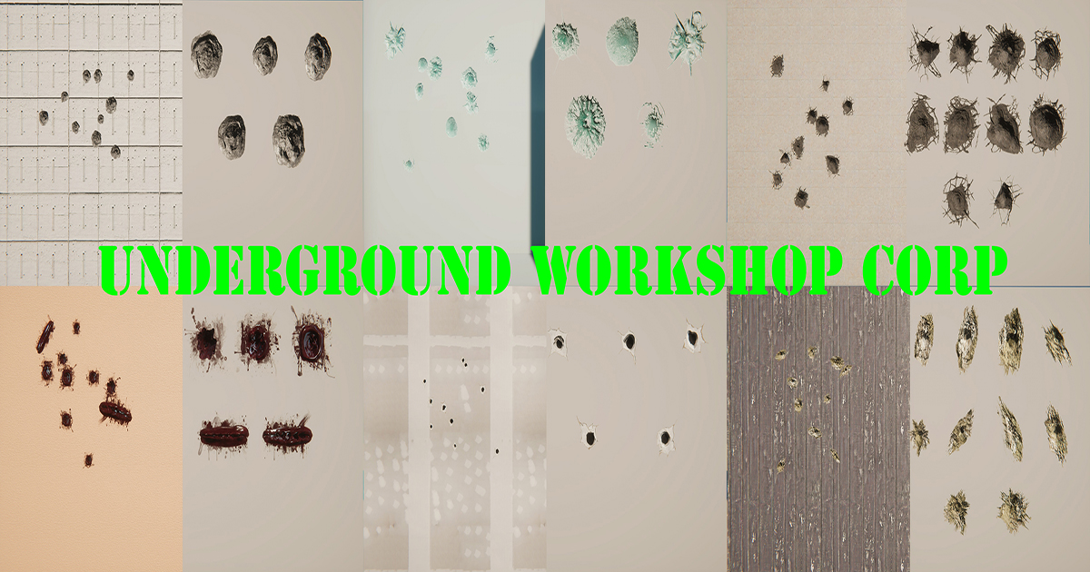 Bullet Hole Decals | 2D Textures & Materials | Unity Asset Store