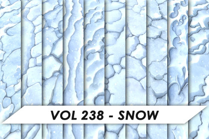Stylized Textures - Vol 238 - Snow