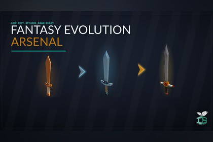 Fantasy Evolution Arsenal — Stylized Low Poly Weapons