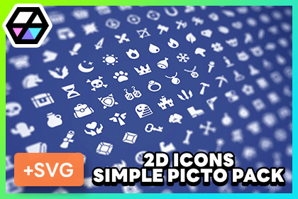 2D Icons - Simple Picto Pack