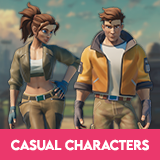 Stylized Casual Adventure Characters