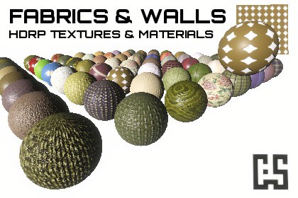 FABRICS & WALLPAPER HDRP - Texture Maps & Materials