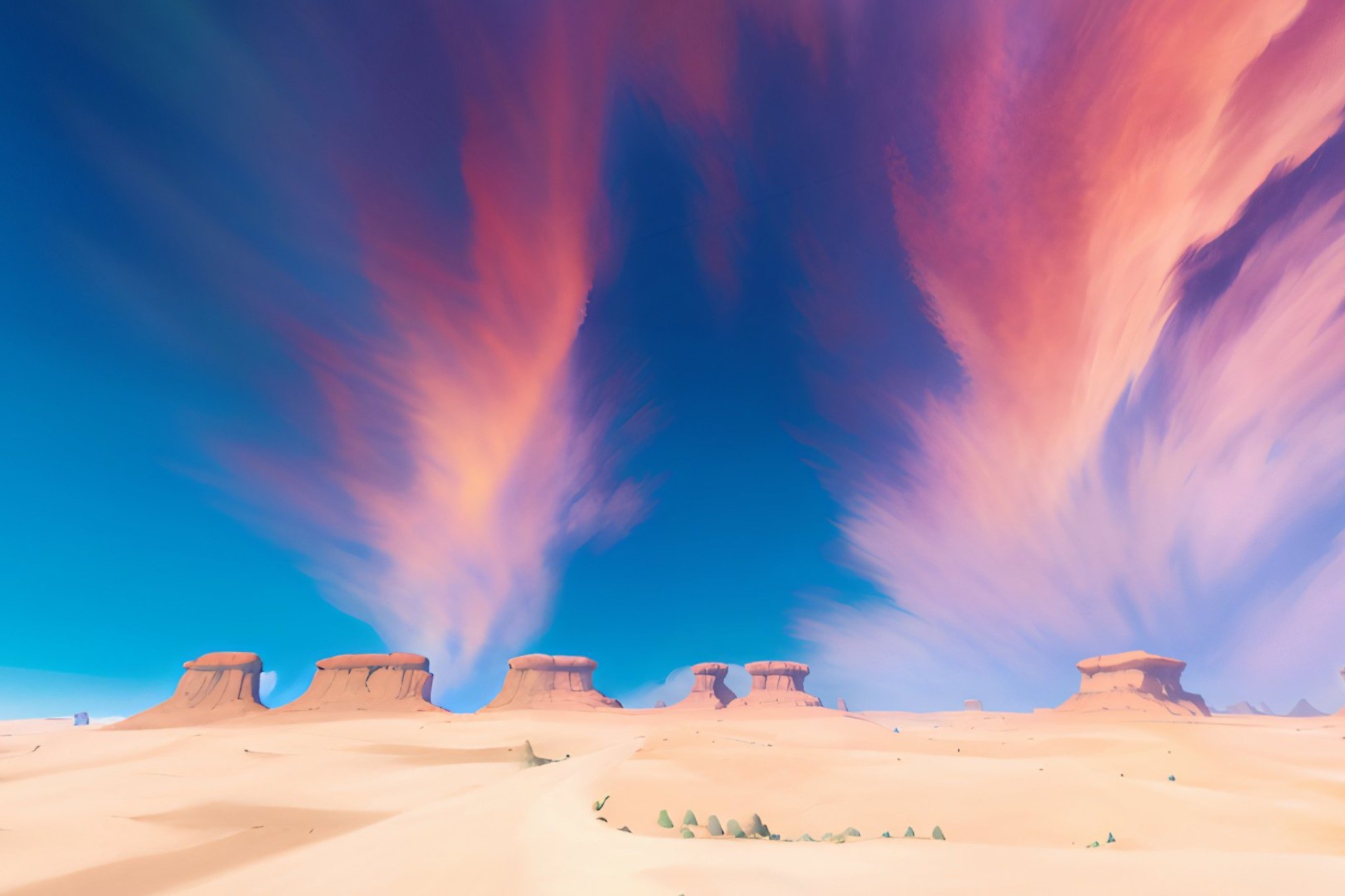 Skybox - Stylized Red Rock Desert Sunset | 2D 天空 | Unity Asset Store