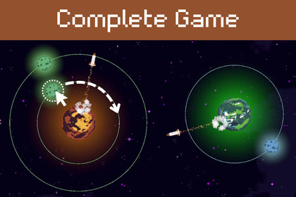 Orbital Escape Game Template - Launch Rockets