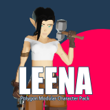 Leena Polygon Modular Character Pack