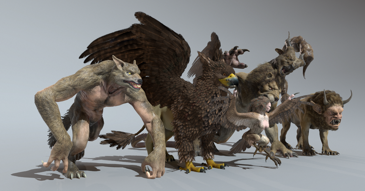 MYTHOLOGICAL CREATURES PACK | 3D Creatures | Unity Asset Store
