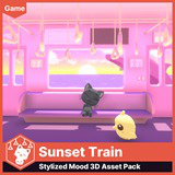Sunset Train (UModeler X)
