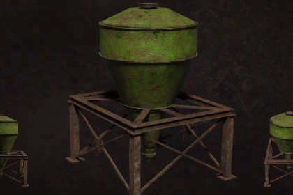 Industrial Conical Tank Series Cone Reservoir Units G1 - N2