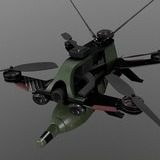 FPV Drone Valkyrie – Military UAV (4K PBR, Game Ready)