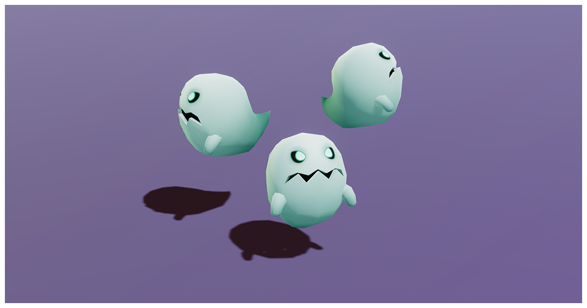 Ghost Cute Series | 3D Creatures | Unity Asset Store