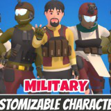 Customizable 3D Military Characters Vol 2