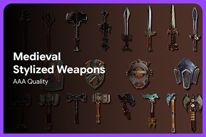 Medieval Stylized Weapons - AAA QUALITY
