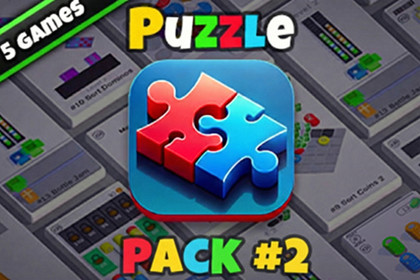 HyperCasual - Puzzle Game Engine Pack #2 - 5 Game Templates