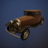 Vintage Two-Seater 1930s – Classic Car Asset