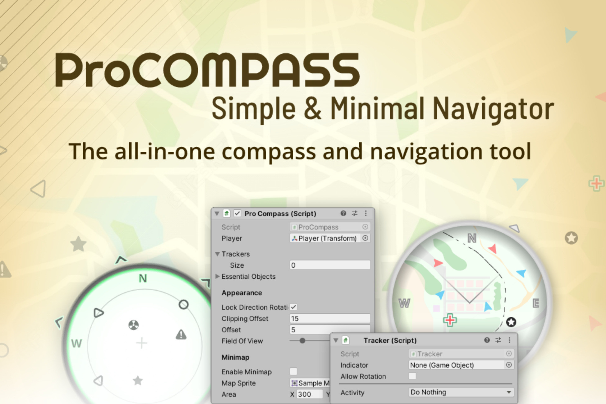 ProCOMPASS: Compass, Minimap & Navigator | GUI Tools | Unity Asset Store