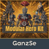 GanzSe Modular Hero Kit - Fantasy Low Poly Bundle