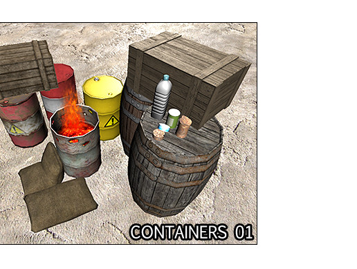 Containers 01 | 3D Industrial | Unity Asset Store