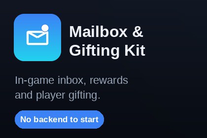 Mailbox & Gifting Kit: In-Game Inbox, Reward Delivery & Player Gifting