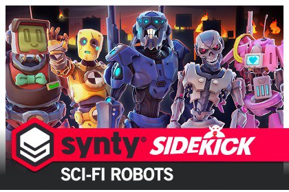 Sci-Fi Robots – Sidekick Modular Characters by Synty