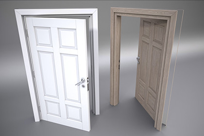 Rear Entry Exterior Door