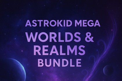 Astrokid Mega – Worlds & Realms Bundle Glassy