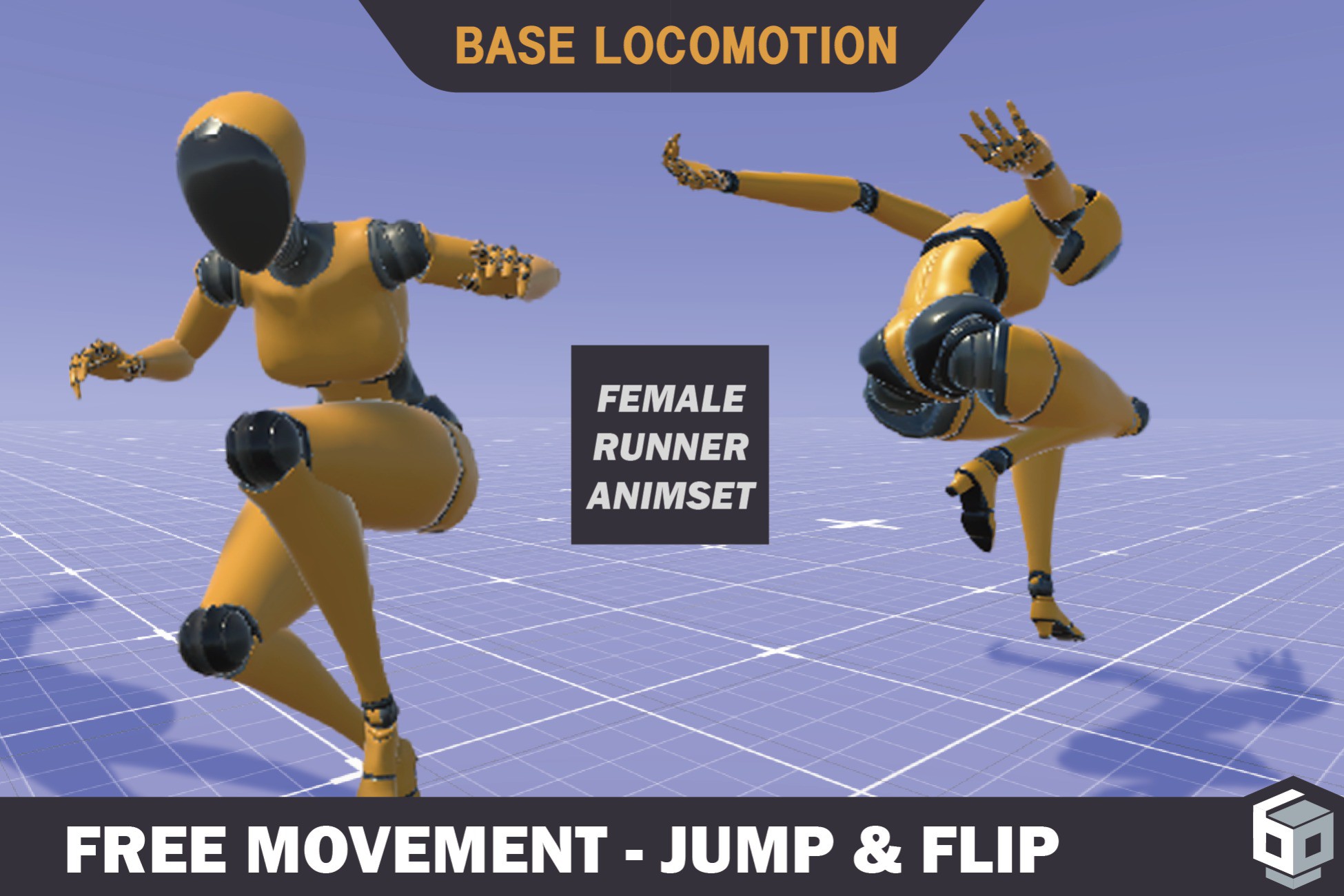 Female Runner Animset - Jumps
