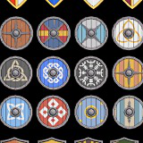 3D Game Kit-Medieval Shield Pack