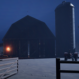 Stylized Haunted Barn - Farmyard & Outbuildings (URP)