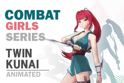 CombatGirls_TwinKunaiCharacterPack