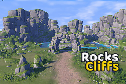 Stylized Nature - Rocks & Cliffs Pack