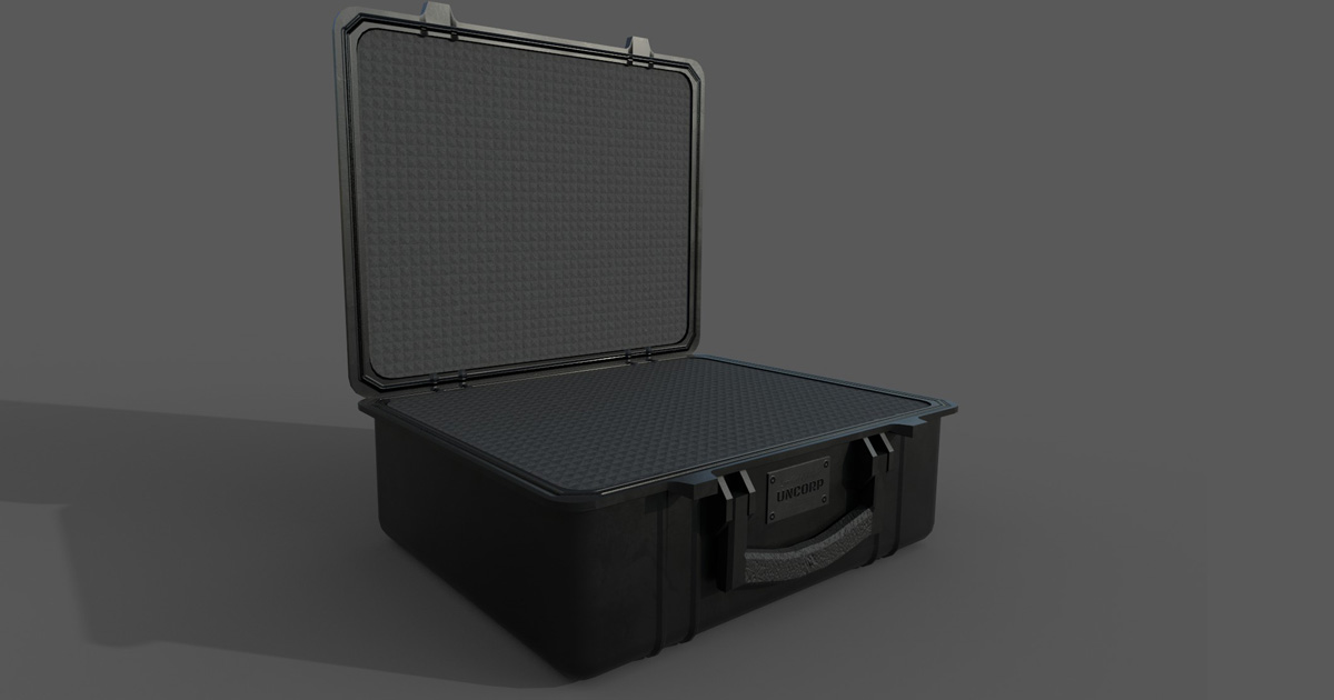 Waterproof Secure Case Pelicase PBR 3D 산업도구 Unity Asset Store