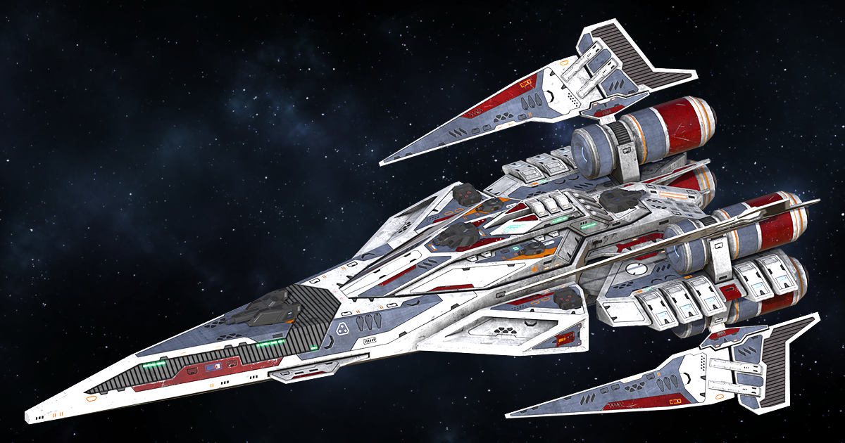 Spaceship Trident Destroyer