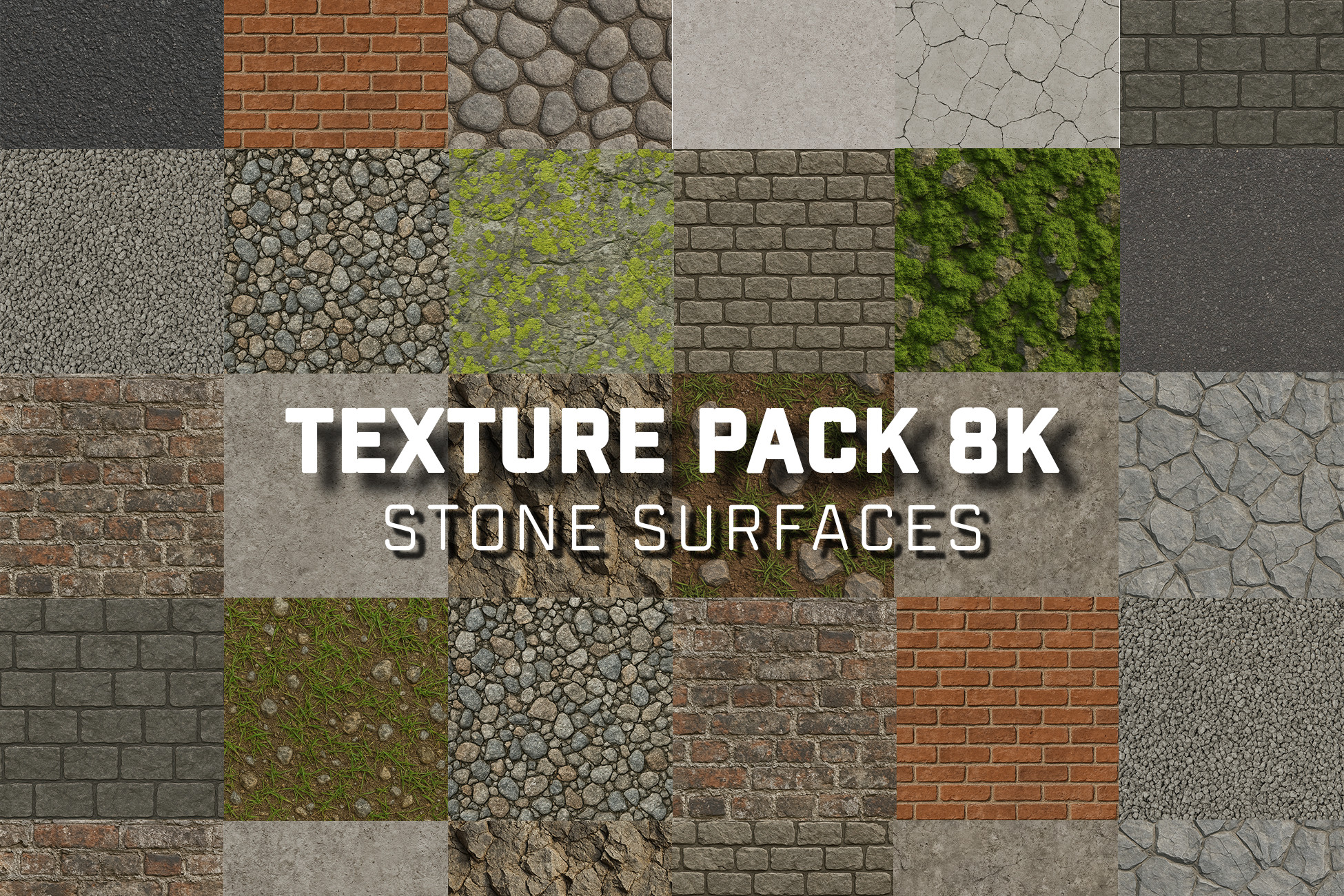 Unity Stone Material Texture Stone Surfaces - 8K Texture Pack | 2D Textures & Materials | Unity ...