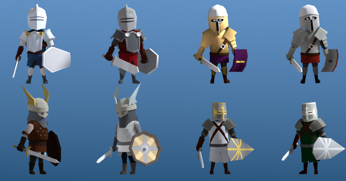 Toon Knights | Animated Character Pack | Characters | Unity Asset Store