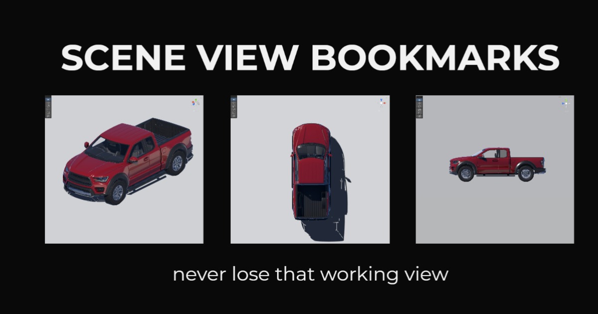 Scene View Bookmark Tool | Utilities Tools | Unity Asset Store