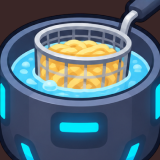 Futuristic Kitchen Food Processing Cooking Technology Icons Pack