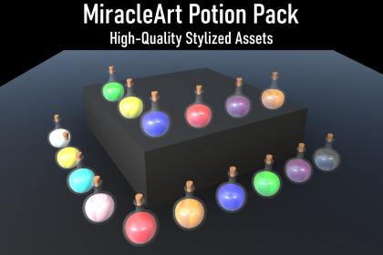 Stylized Potion Pack - High Quality RPG Assets