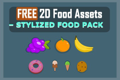 FREE 2D Food Assets – Stylized Food Pack