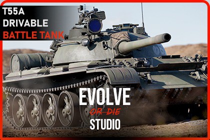Tank Drivable T55A